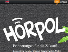 Tablet Screenshot of hoerpol.de